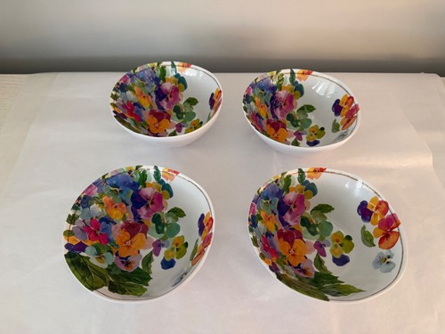 Rachel zoe melamine pansy - zoe, 6"